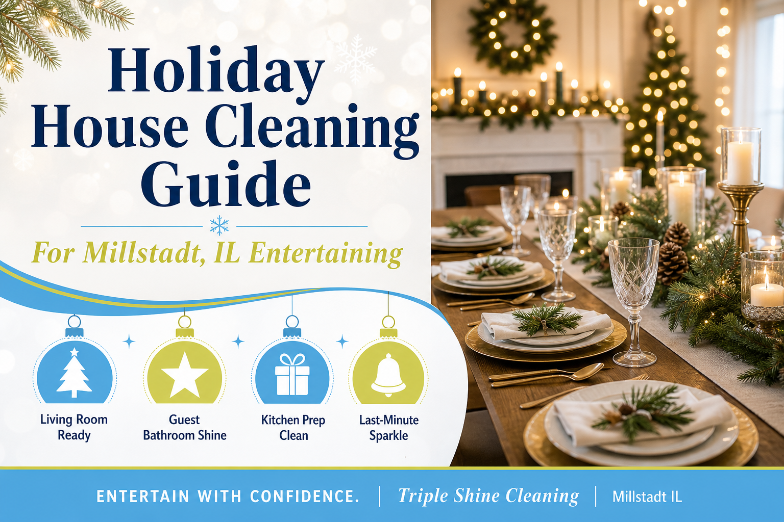 442_Holiday_House_Cleaning_Guide_For_Millstadt_IL_Entertaining Holiday house cleaning guide for Millstadt IL entertaining - Triple Shine Cleaning