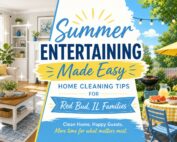 Summer Entertaining Home Cleaning Tips for Red Bud IL - Triple Shine Cleaning
