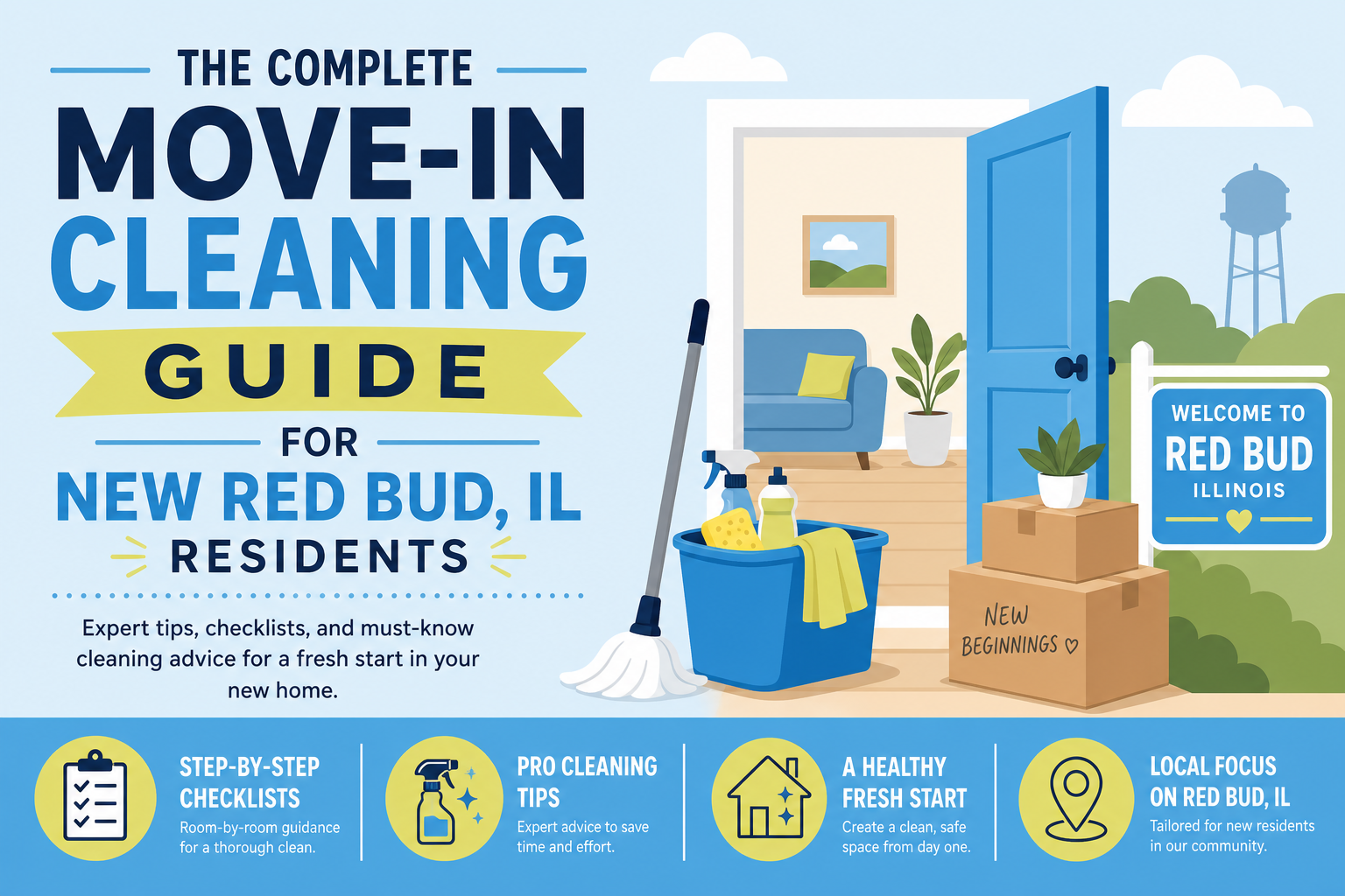 The Complete Move-In Cleaning Guide for New Red Bud, IL Residents - Triple Shine Cleaning