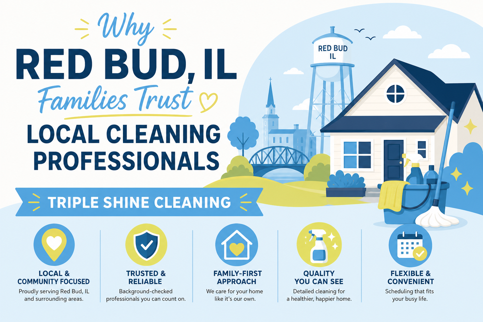 Why Red Bud, IL Families Trust Local Cleaning Professionals - Triple Shine Cleaning