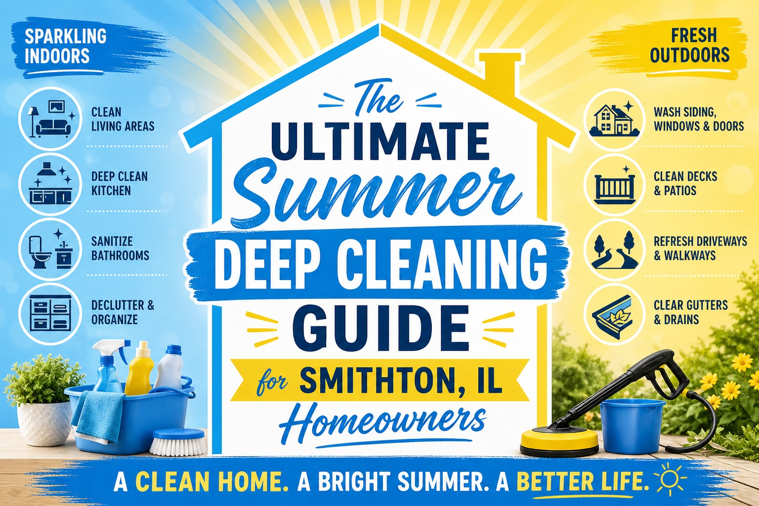 Summer Deep Cleaning Guide for Smithton IL Homeowners - Triple Shine Cleaning
