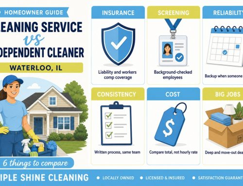 Cleaning Service vs Independent Cleaner in Waterloo, IL